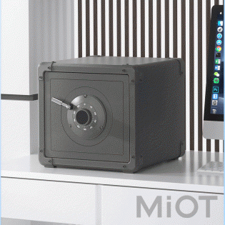 Розумний сейф Xiaomi CRMCR Retro Mechanical Smart Safe Deposit Box Grey BGX-D1-30J/SG-30MD