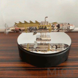 Виставковий обертаючийся поворотний дисплей Metal Time Rotating 360 display RTDSPL-1