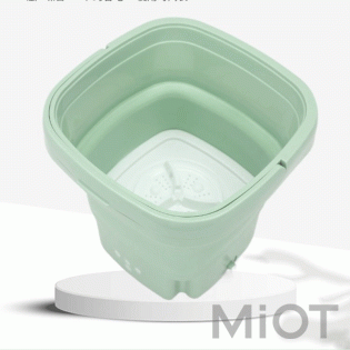 Складна портативна пральна машина Yiwu 8,5L Blue
