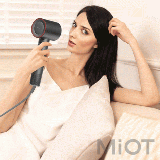 Фен для волос Xiaomi DOCO High Speed Hair Dryer Silver H800