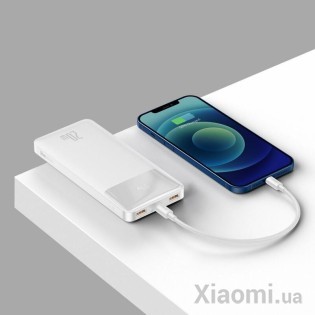 Внешний аккумулятор (Power Bank) Baseus Bipow Digital Display 10000mAh 20W White (PPBD050502)(PPDML-L02)