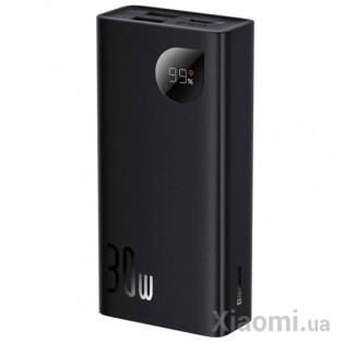 Внешний аккумулятор (Power Bank) Baseus Adaman Metal Digital Display 10000 mAh 30W Black (PPAD040101/PPADM2-10)