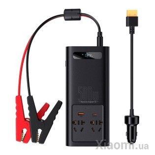 Автомобильный инвертор DC-AC Baseus Super Si Power 500W Black (CGNB000101)