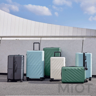 Чемодан Xiaomi Ninetygo Ripple Luggage 26"  Black (6941413222273)