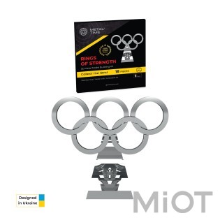 Колекційна модель олімпіських кілець Rings of Strength Metal-Time MT021Y