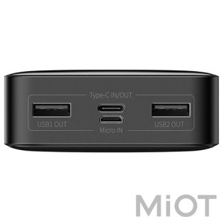 Універсальна батарея Baseus Bipow Digital Display 20000 mAh 15W Black (PPDML-J01)