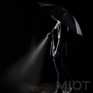 Парасолька з підсвічуванням Xiaomi UREVO Turning Illumination Blue/Grey