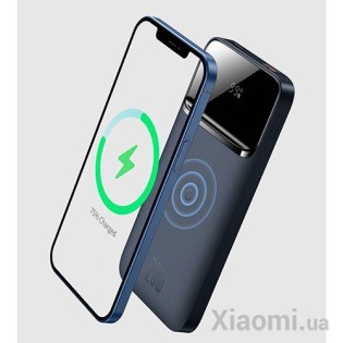Универсальная батарея Baseus Magnetic Wireless Quick Charging 20W 10000мАч, Blue (PPMT-03)