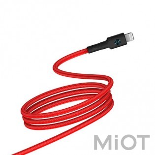 Кабель ZMi AL872 USB-C - Lighting Red 0.3m