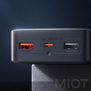 Зовнішній акумулятор (Power Bank) Baseus Bipow Digital Display 25W 20000 mAh black (PPBD020301)