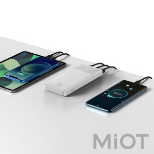 Зовнішній акумулятор (Power Bank) Baseus Bipow Digital Display 10000 mAh 20W White (PPBD050502)(PPDML-L02)