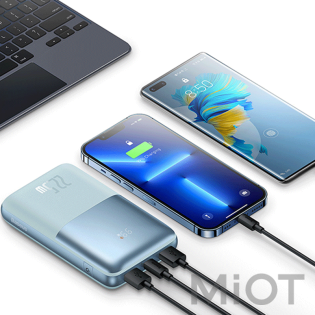 Зовнішній акумулятор (Power Bank) Baseus Bipow Pro Digital Display PD 20000 mAh 22.5W Blue (PPBD030003/PPBD2-2022)