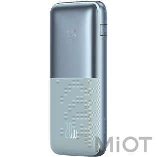 Зовнішній акумулятор (Power Bank) Baseus Bipow Pro Digital Display 10000 mAh 20W Blue (PPBD040103)