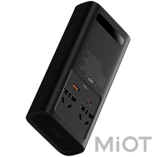 Автомобільний інвертор DC-AC Baseus Super Si Power 300W Black (CGNB010101)