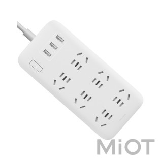 Подовжувач MiJia Power Strip (6 розеток + 3 USB-port) White CXB6-1QM China Edition