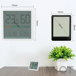 Термогігрометр Xiaomi YIDA Time 8280 Black