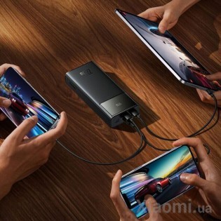 Внешний аккумулятор (Power Bank) Baseus Star Lord Display 22.5W 30000 mAh Black (PPXJ060101)