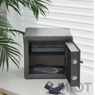 Умный сейф Xiaomi CRMCR Retro Mechanical Smart Safe Deposit Box Grey BGX-D1-30J/SG-30MD