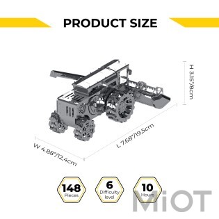 Конструктор комбайна механіка Voracious Harvester Metal-Time MT026