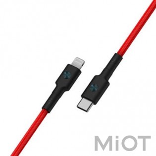 Кабель ZMi AL872 USB-C - Lighting Red 0.3m