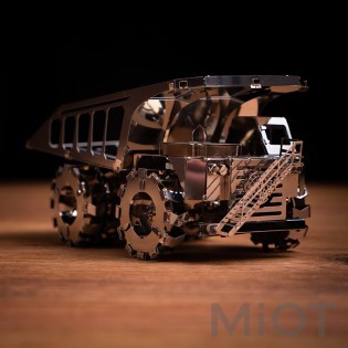 Карьерный самосвал механический конструктор Quarry Transporter Metal-Time MT014