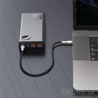Внешний аккумулятор (Power Bank) Baseus Adaman Metal Digital Display Quick Charge Power Bank 65W 20000mAh Black (PPIMDA-D01)