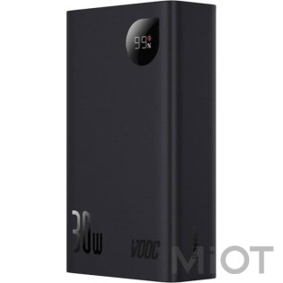 Зовнішній акумулятор (Power Bank)  Baseus Adaman 2 Metal Digital Display 20000 mAh 30W Black (PPAD050001)