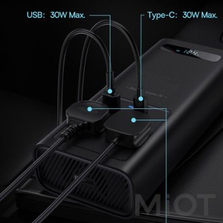 Автомобільний інвертор DC-AC Baseus Super Si Power 500W Black (CGNB000101)