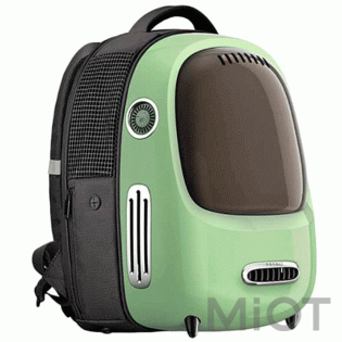 Рюкзак для перенесення кішок Xiaomi Breezy Smart Cat Carrier Green P7701