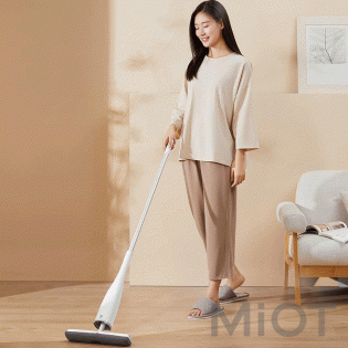  Швабра Xiaomi Швабра Blue Fish Sponge Mop White Для сухого та вологого прибирання (PU03A)