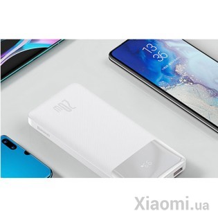 Внешний аккумулятор (Power Bank) Baseus Bipow Digital Display 15W 20000mAh White (PPDML-J02/PPBD20)
