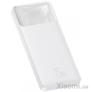 Внешний аккумулятор (Power Bank) Baseus Bipow Digital Display 15W 10000 mAh White (PPDML-I02)