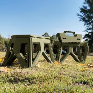Портативный складной стул Xiaomi Youye PP Army Green
