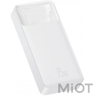 Зовнішній акумулятор (Power Bank) Baseus Bipow Digital Display 20000 mAh 15W White (PPDML-J02/PPBD20)