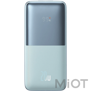 Зовнішній акумулятор (Power Bank) Baseus Bipow Pro Digital Display 10000 mAh 20W Blue (PPBD040103)