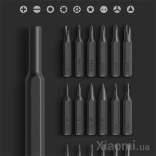Набор отвертка с насадками Villes Screw Driver Set 24 in 1 Black