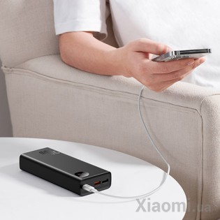 Внешний аккумулятор (Power Bank) Baseus Adaman Metal Digital Display 20000 mAh 30W black (PPAD030001)
