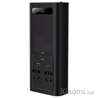 Автомобильный инвертор DC-AC Baseus Super Si Power 300W Black (CGNB010101)