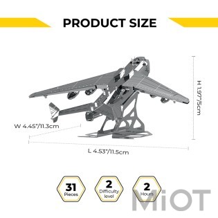 Модель АН-225 Мрия мини версия из стали Metal-Time MT001SE