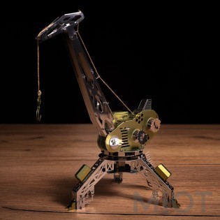 Модель подъемный кран Mighty Machine Metal-Time MT055