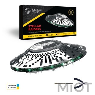 Модель НЛО с подсветкой и механизмом Stellar Raiders Metal-Time MT051