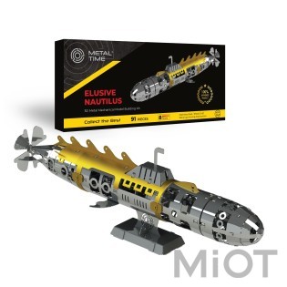 Підводний човен модель-конструктор від Metal Time Elusive Nautilus MT045
