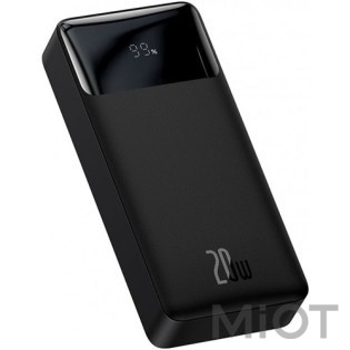 Універсальна батарея Baseus Bipow Digital Display Power bank 20000 mAh 20W Black (PPDML-M01)