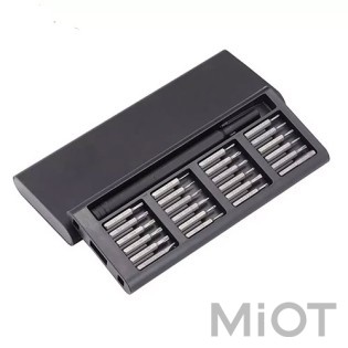 Набір викрутка з набором насадок Villes Screw Driver Set 24 in 1 Black