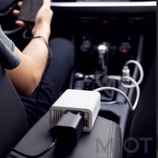 Автомобільний інвертор Перетворювач DC-AC Lydsto Car Inverter Standard 12V To 220V 100W (YM-CZNBQ01)
