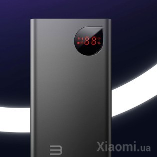 Универсальная батарея Baseus Adaman Metal Digital Display PD3.0+QC3.0 22.5W 10000mAh Black (PPAD000001)