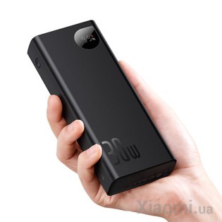 Внешний аккумулятор (Power Bank) Baseus Adaman Metal Digital Display 20000 mAh 30W black (PPAD030001)