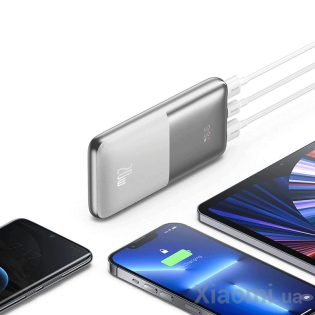 Внешний аккумулятор (Power Bank)  Baseus Bipow Pro Digital Display 22.5W 10000 mAh White (PPBD040002/PPBD2-1022)