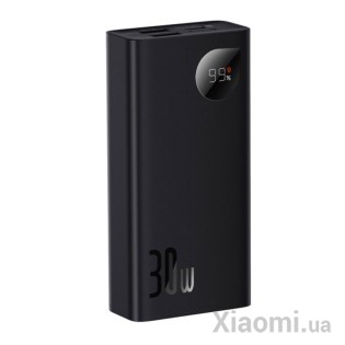 Внешний аккумулятор (Power Bank) Baseus Adaman Metal Digital Display 10000 mAh 30W Black (PPAD040101/PPADM2-10)