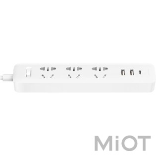 Удлинитель Mi Power Strip 20W Fast Charge (3 sockets +2 USB+1 TypeC)